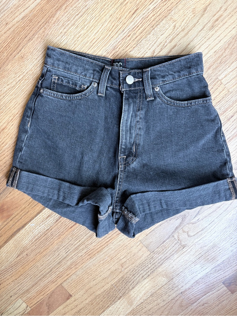 BDG size 24” High-Rise Black Denim Shorts